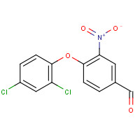 24735-58-8 4-(2,4-dichlorophenoxy)-3-nitrobenzaldehyde chemical structure