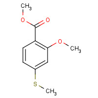 79128-27-1 methyl 2-methoxy-4-methylsulfanylbenzoate chemical structure