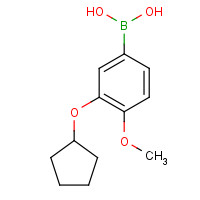 159613-21-5 (3-cyclopentyloxy-4-methoxyphenyl)boronic acid chemical structure