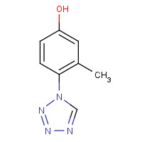 1203172-72-8 3-methyl-4-(tetrazol-1-yl)phenol chemical structure