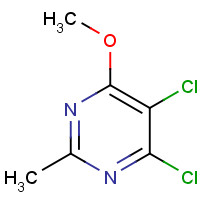 126804-42-0 4,5-dichloro-6-methoxy-2-methylpyrimidine chemical structure