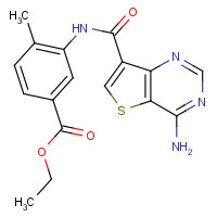 1318242-79-3 ethyl 3-[(4-aminothieno[3,2-d]pyrimidine-7-carbonyl)amino]-4-methylbenzoate chemical structure