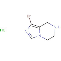 1188264-68-7 1-bromo-5,6,7,8-tetrahydroimidazo[1,5-a]pyrazine;hydrochloride chemical structure