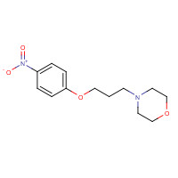 93429-13-1 4-[3-(4-nitrophenoxy)propyl]morpholine chemical structure