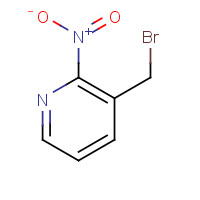 15936-06-8 3-(bromomethyl)-2-nitropyridine chemical structure