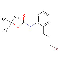 518285-16-0 tert-butyl N-[2-(3-bromopropyl)phenyl]carbamate chemical structure