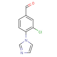 870837-48-2 3-chloro-4-imidazol-1-ylbenzaldehyde chemical structure