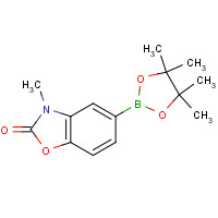 1220696-32-1 3-methyl-5-(4,4,5,5-tetramethyl-1,3,2-dioxaborolan-2-yl)-1,3-benzoxazol-2-one chemical structure