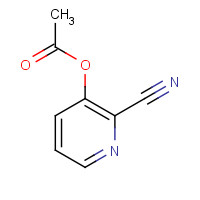63668-59-7 (2-cyanopyridin-3-yl) acetate chemical structure