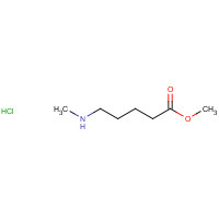 1253582-24-9 methyl 5-(methylamino)pentanoate;hydrochloride chemical structure