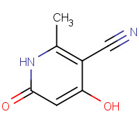 64169-92-2 4-hydroxy-2-methyl-6-oxo-1H-pyridine-3-carbonitrile chemical structure