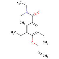 7192-69-0 N,N,3,5-tetraethyl-4-prop-2-enoxybenzamide chemical structure