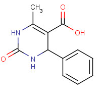 60750-37-0 6-methyl-2-oxo-4-phenyl-3,4-dihydro-1H-pyrimidine-5-carboxylic acid chemical structure