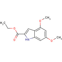 127220-99-9 ethyl 4,6-dimethoxy-1H-indole-2-carboxylate chemical structure