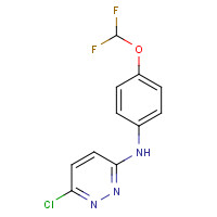 1097096-76-8 6-chloro-N-[4-(difluoromethoxy)phenyl]pyridazin-3-amine chemical structure