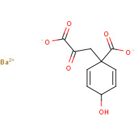 2931-08-0 barium(2+);1-(2-carboxylato-2-oxoethyl)-4-hydroxycyclohexa-2,5-diene-1-carboxylate chemical structure