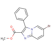 132525-01-0 methyl 6-bromo-3-phenylimidazo[1,2-a]pyridine-2-carboxylate chemical structure