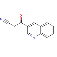 1205531-85-6 3-oxo-3-quinolin-3-ylpropanenitrile chemical structure