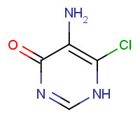 3137-60-8 5-amino-6-chloro-1H-pyrimidin-4-one chemical structure