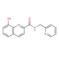 648896-10-0 8-hydroxy-N-(pyridin-2-ylmethyl)quinoline-2-carboxamide chemical structure