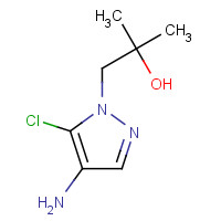 1374830-03-1 1-(4-amino-5-chloropyrazol-1-yl)-2-methylpropan-2-ol chemical structure
