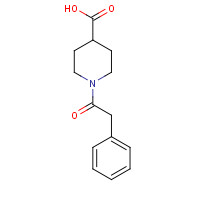 26965-32-2 1-(2-phenylacetyl)piperidine-4-carboxylic acid chemical structure