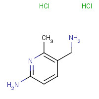 183853-59-0 5-(aminomethyl)-6-methylpyridin-2-amine;dihydrochloride chemical structure