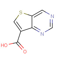 1211596-20-1 thieno[3,2-d]pyrimidine-7-carboxylic acid chemical structure