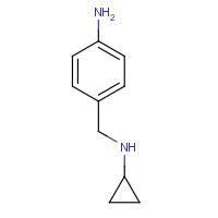 1082768-71-5 4-[(cyclopropylamino)methyl]aniline chemical structure
