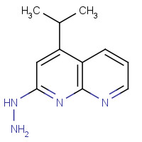 1285387-92-9 (4-propan-2-yl-1,8-naphthyridin-2-yl)hydrazine chemical structure
