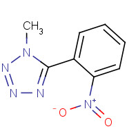 68826-34-6 1-methyl-5-(2-nitrophenyl)tetrazole chemical structure