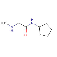 1016730-87-2 N-cyclopentyl-2-(methylamino)acetamide chemical structure