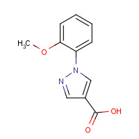 1015845-77-8 1-(2-methoxyphenyl)pyrazole-4-carboxylic acid chemical structure