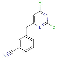 927679-36-5 3-[(2,6-dichloropyrimidin-4-yl)methyl]benzonitrile chemical structure