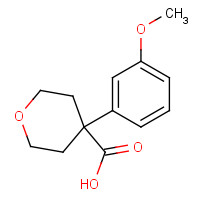 473706-26-2 4-(3-methoxyphenyl)oxane-4-carboxylic acid chemical structure
