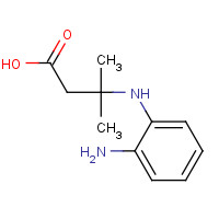 1407835-31-7 3-(2-aminoanilino)-3-methylbutanoic acid chemical structure