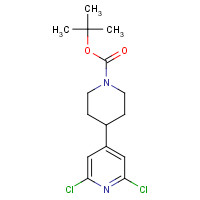 1496582-28-5 tert-butyl 4-(2,6-dichloropyridin-4-yl)piperidine-1-carboxylate chemical structure