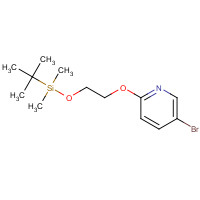 1087352-35-9 2-(5-bromopyridin-2-yl)oxyethoxy-tert-butyl-dimethylsilane chemical structure