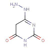 27146-64-1 6-hydrazinyl-5H-pyrimidine-2,4-dione chemical structure