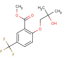 1217420-35-3 methyl 2-(2-hydroxy-2-methylpropoxy)-5-(trifluoromethyl)benzoate chemical structure