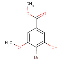 876170-40-0 methyl 4-bromo-3-hydroxy-5-methoxybenzoate chemical structure
