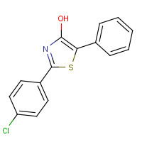 65752-50-3 2-(4-chlorophenyl)-5-phenyl-1,3-thiazol-4-ol chemical structure