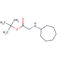 66937-57-3 tert-butyl 2-(cycloheptylamino)acetate chemical structure