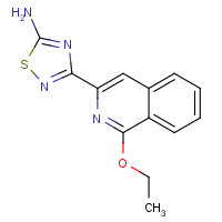 1179360-31-6 3-(1-ethoxyisoquinolin-3-yl)-1,2,4-thiadiazol-5-amine chemical structure