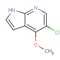 1020056-69-2 5-chloro-4-methoxy-1H-pyrrolo[2,3-b]pyridine chemical structure