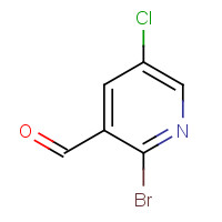 1227605-52-8 2-bromo-5-chloropyridine-3-carbaldehyde chemical structure