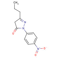 118048-86-5 2-(4-nitrophenyl)-5-propyl-4H-pyrazol-3-one chemical structure