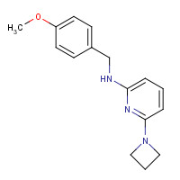 1303587-83-8 6-(azetidin-1-yl)-N-[(4-methoxyphenyl)methyl]pyridin-2-amine chemical structure