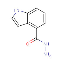 885272-22-0 1H-indole-4-carbohydrazide chemical structure