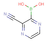 1234213-84-3 (3-cyanopyrazin-2-yl)boronic acid chemical structure